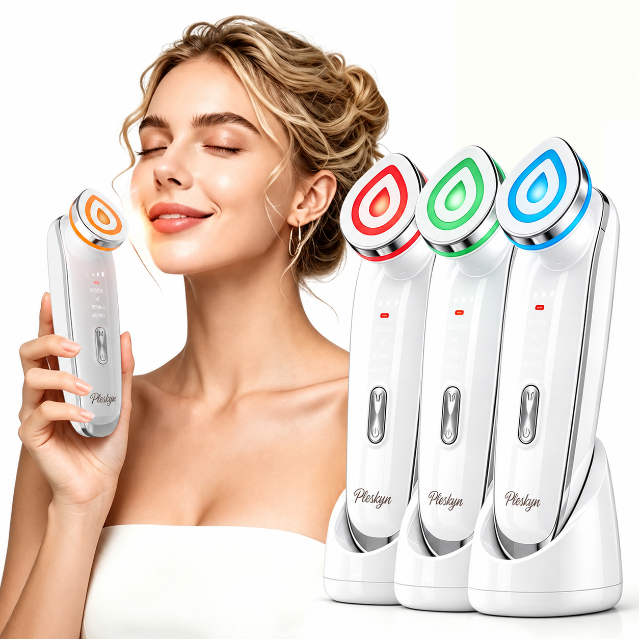 Pleskyn AuraGlow 6-in-1 Facial Booster