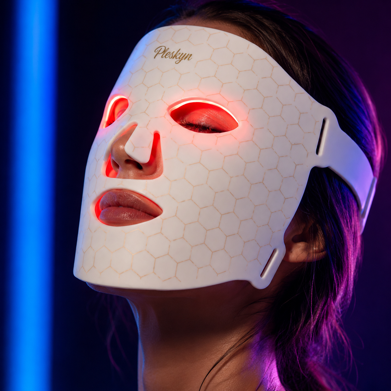 Pleskyn LumaGlow 7-Color LED Face Mask