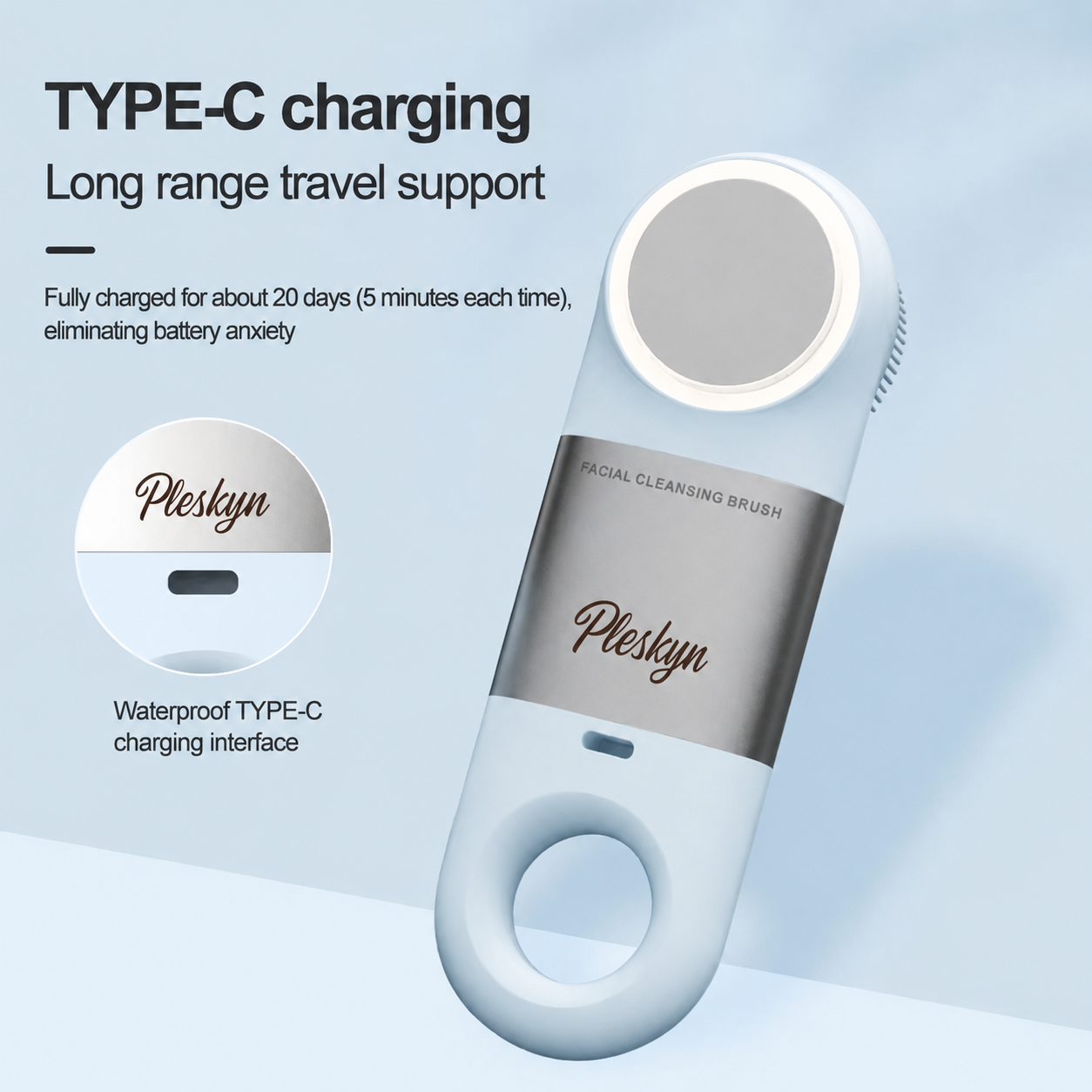 Pleskyn ThermoGlow Sonic Facial Cleanser